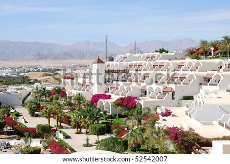 Building and recreation area of luxury hotel, Sharm el Sheikh, Egypt