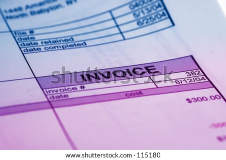 Invoice With Color Tinting