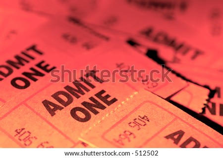 Photo of Admit One Tickets