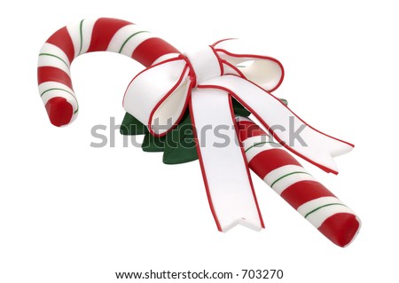 Isolated Candy Cane
