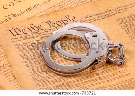 Bill of Rights and Hand Cuffs