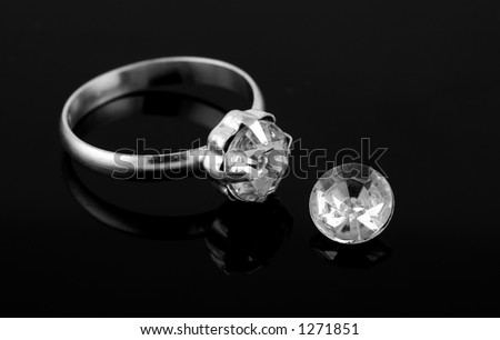 Diamond and Diamond Ring