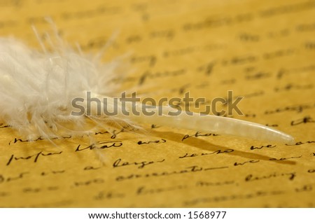 Parchment Paper and a Feather