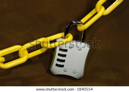 Photo of a Lock and Chain