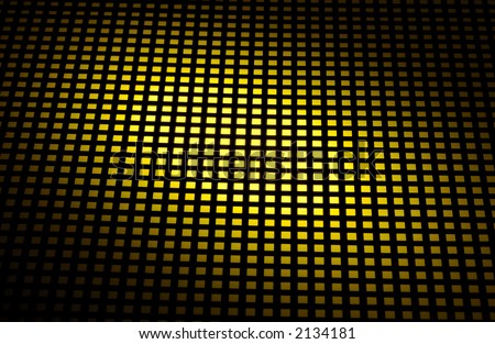 Abstract Black and Yellow HiTech Grid Background