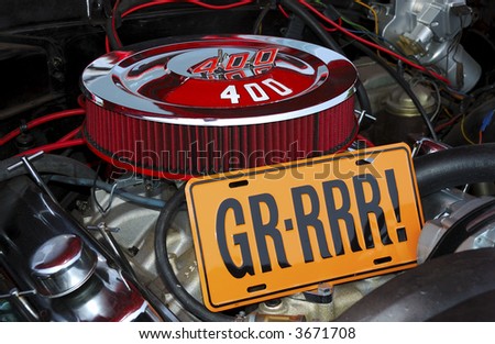 Photo of a Engine Block - Hotrod ENgine - Air Filter