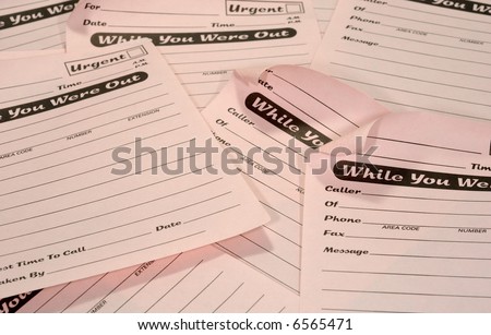 Message / Memo Pad Paper Background - Office Related