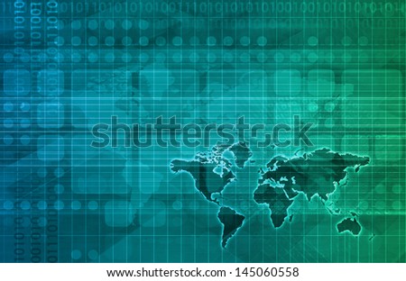 Futuristic Web Cyber Data Grid Color Background