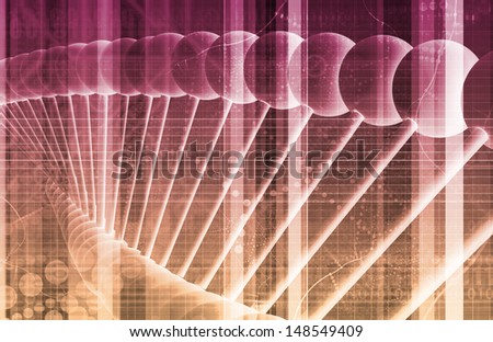 Technology Concept with Online Media Abstract Art