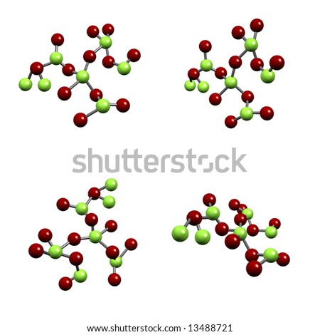 Chemical Compound Structure Of Molecules Isolated On A White ... Chemical Compound Structure Of Molecules Isolated On A White ...