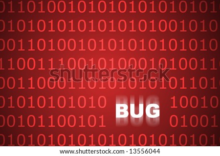 System Bugs Abstract Background in Web Security Series Set