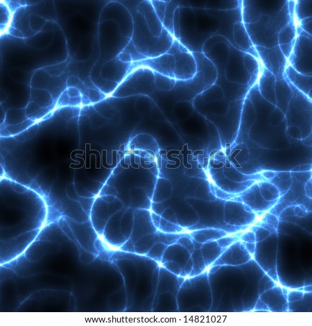 stock photo : Electrical Storm Abstract Background in Black and Blue