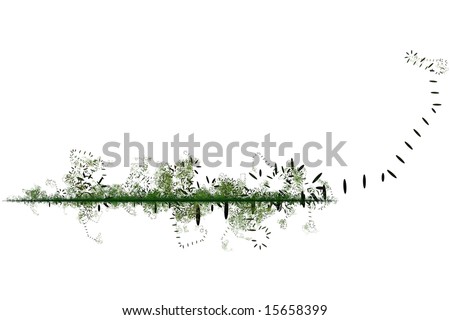 Green Environmental Friendly Abstract Background in Green Tones