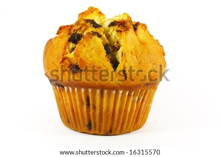 اروع تشكيلة لمحبي الكاب كيك Stock-photo-cupcake-baked-and-isolated-on-a-white-background-16315570