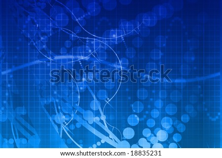 stock photo Blue Medical Science Futuristic Technology Abstract Background