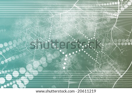 A Technology Industrial Network Abstract Background Wallpaper