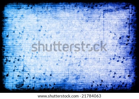 A Music Themed Abstract Grunge Background Texture
