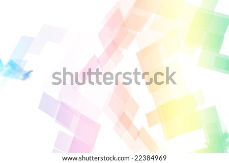 abstract wallpaper rainbow. stock photo : Rainbow Data Tech Blocks Abstract Wallpaper Background