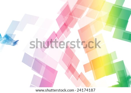 abstract wallpaper rainbow. stock photo : Rainbow Data Tech Blocks Abstract Wallpaper Background