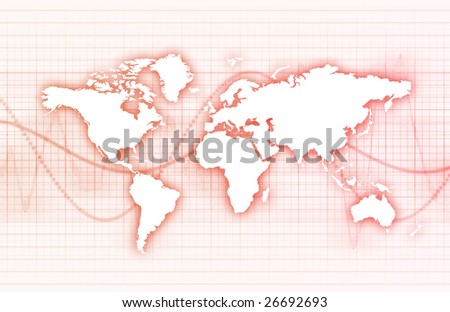 Technology Business Corporate World Art in White