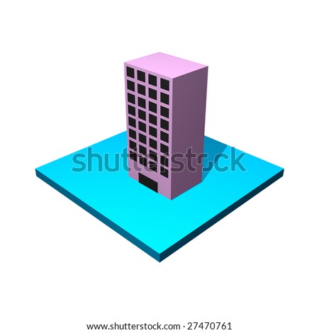 office building logo. stock photo : Office Building