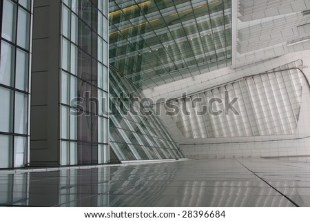 Futuristic Corporate Building as a Art Abstract