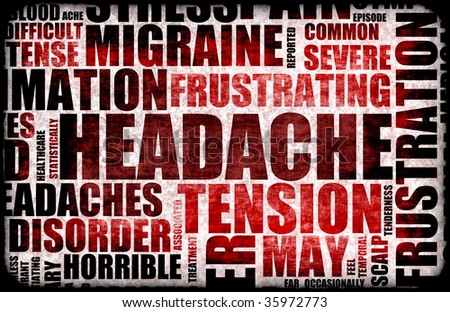 Severe Headache Medical Condition as a Background