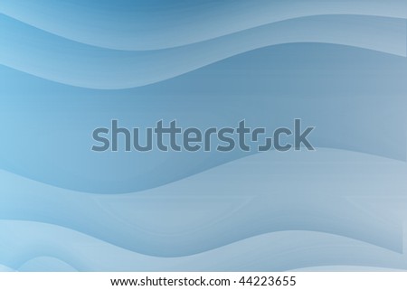 Blue Soft Curving Lines Abstract Background Wallpaper