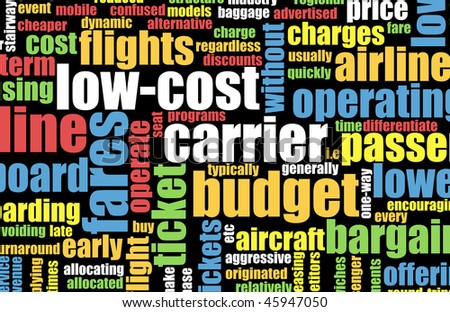 Low Cost Carrier Budget Airline Concept Art