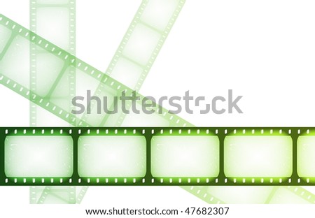 TV Channel Movie Guide on Abstract Background