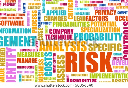 stock photo : Risk Analysis Concept Word Cloud as Background