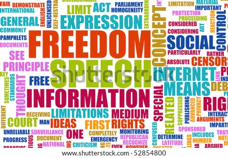 Freedom of Speech Concept in the Free World