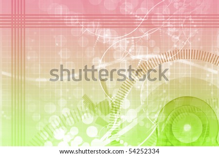 Digital Product Focus Abstract Billboard Background With Copyspace