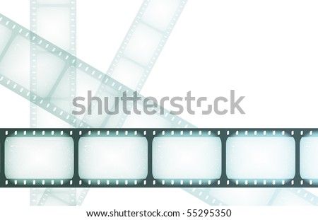 TV Channel Movie Guide on Abstract Background