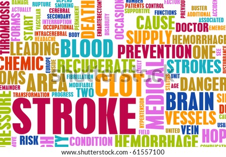 Stroke Medical Concept of Early Warning Signs