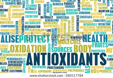 Antioxidants Concept or Anti Oxidants or Antioxidant