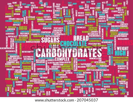 Carbohydrates Weight Loss Concept with Removing It