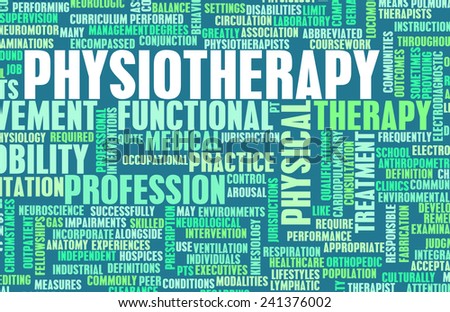 Physiotherapy as a Medical Career Concept Art