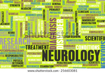 Neurology or Neurologist Medical Field Specialty As Art