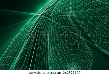 Abstract Futuristic Circuit Technology Background as Art
