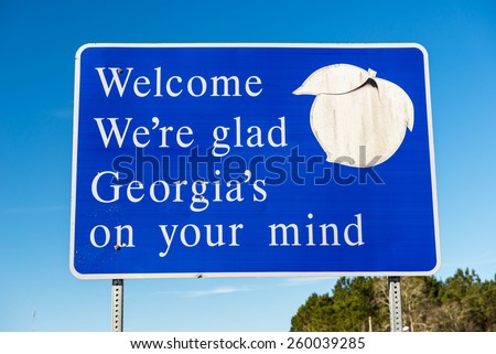 Welcome to Georgia State Sign