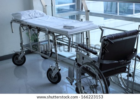 wheelchair and wheel bed for patient
