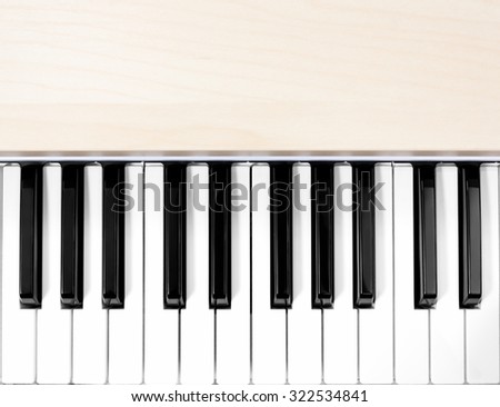 beautiful classical piano keys for music background