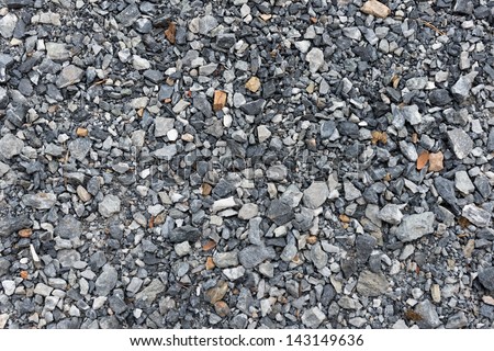 the little Surface gravel on ground