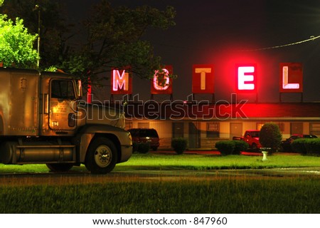 motel neon sign (some noise)