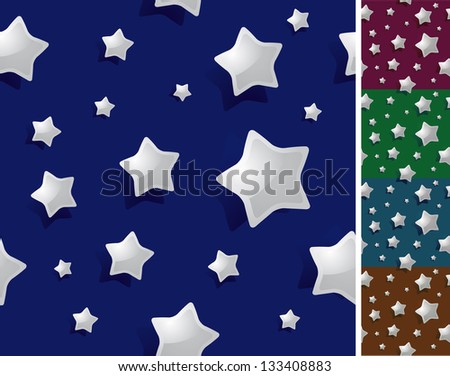 Seamless night / stars background wallpaper
