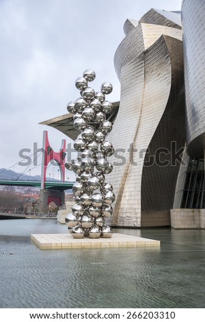 BILBAO, SPAIN - MARCH 19, 2015: Sculpture \