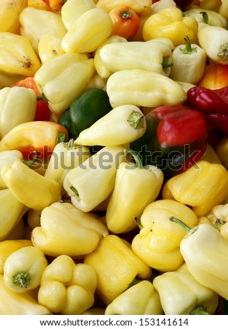 multicolor pepper vegetable