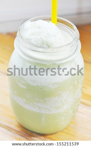 green tea smoothie