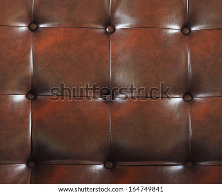 close up leather sofa background